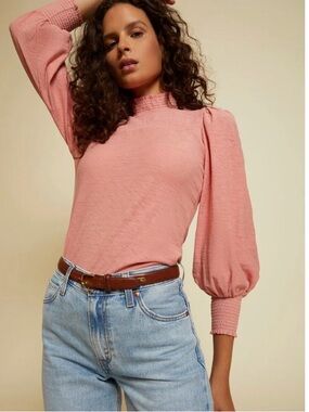 2/$25 Nation LTD Sandrine Boheme Long Sleeve Top